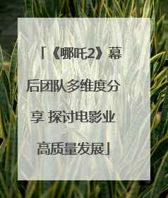 《哪吒2》幕后团队多维度分享 探讨电影业高质量发展