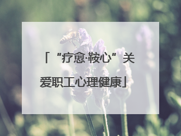 “疗愈·鞍心”关爱职工心理健康