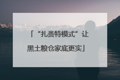 “扎赉特模式”让黑土粮仓家底更实