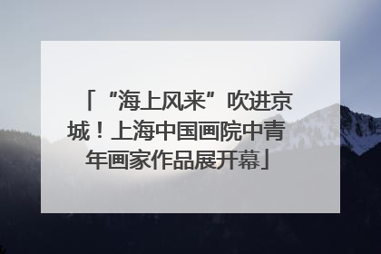 “海上风来”吹进京城！上海中国画院中青年画家作品展开幕