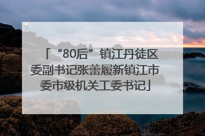 “80后”镇江丹徒区委副书记张蕾履新镇江市委市级机关工委书记