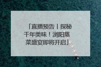 直播预告丨探秘千年美味！浏阳蒸菜盛宴即将开启
