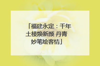 福建永定：千年土楼焕新颜 丹青妙笔绘客情