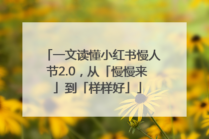 一文读懂小红书慢人节2.0，从「慢慢来」到「样样好」