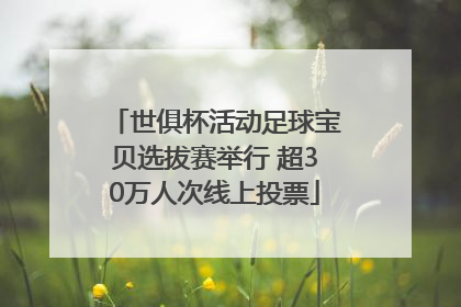世俱杯活动足球宝贝选拔赛举行 超30万人次线上投票