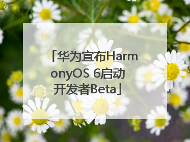 华为宣布HarmonyOS 6启动开发者Beta