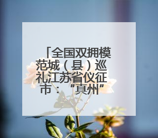全国双拥模范城（县）巡礼江苏省仪征市：“真州”拥军有真情