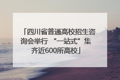 四川省普通高校招生咨询会举行 “一站式”集齐近600所高校