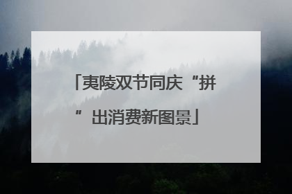 夷陵双节同庆“拼”出消费新图景