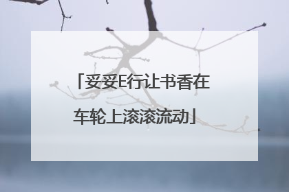 妥妥E行让书香在车轮上滚滚流动