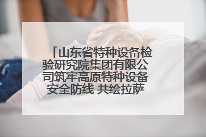 山东省特种设备检验研究院集团有限公司筑牢高原特种设备安全防线 共绘拉萨美好生活画卷