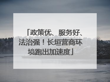政策优、服务好、法治强！长垣营商环境跑出加速度
