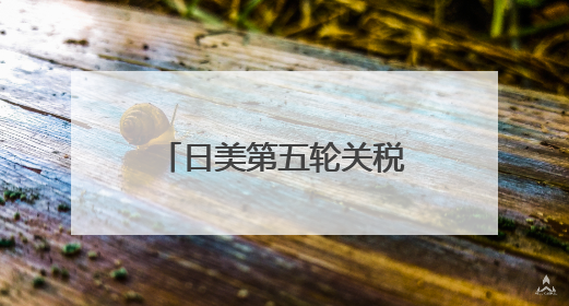 日美第五轮关税谈判“没谈拢”