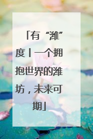 有“潍”度丨一个拥抱世界的潍坊，未来可期