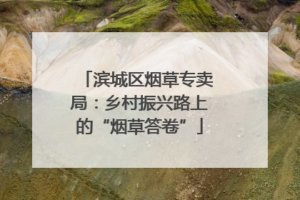 滨城区烟草专卖局：乡村振兴路上的“烟草答卷”