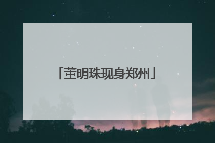 董明珠现身郑州