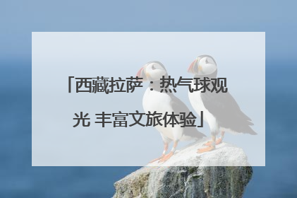 西藏拉萨：热气球观光 丰富文旅体验