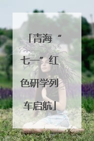青海“七一”红色研学列车启航