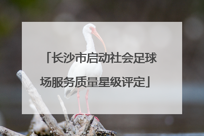 长沙市启动社会足球场服务质量星级评定