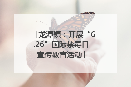 龙潭镇：开展“6.26”国际禁毒日宣传教育活动