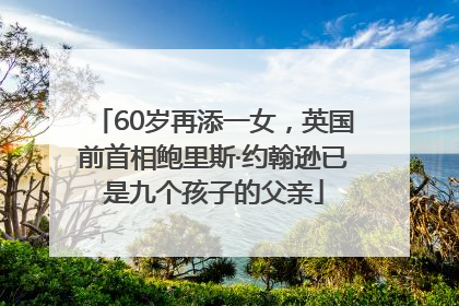 60岁再添一女，英国前首相鲍里斯·约翰逊已是九个孩子的父亲