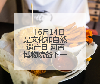 6月14日是文化和自然遗产日 河南博物院备下一场公益课堂